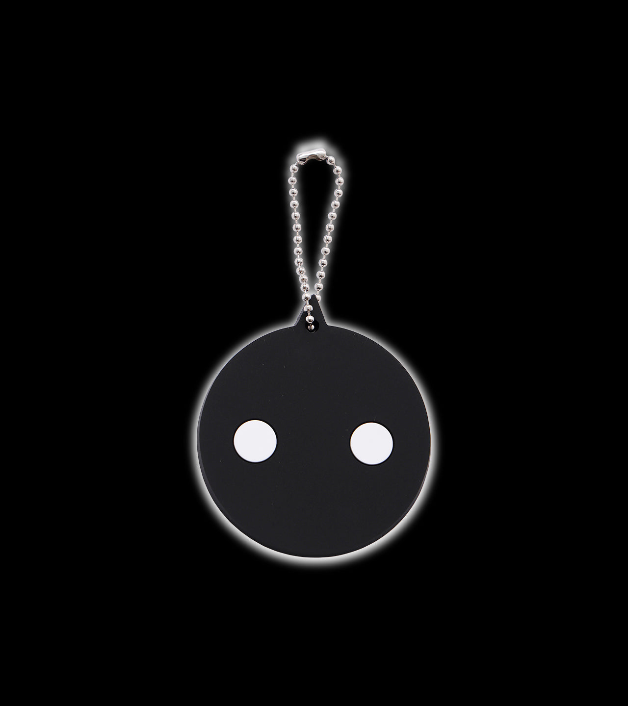 ICON RUBBER KEYCHAIN - BLACK